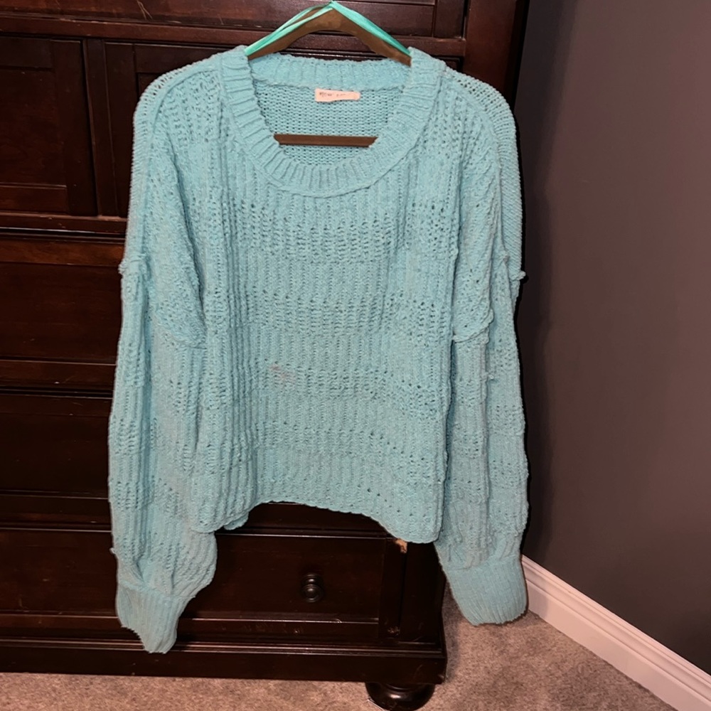 Very soft cable knit sweater